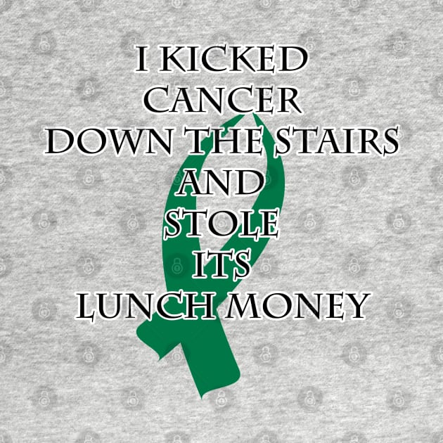 Cancer Bully (Green Ribbon) by BlakCircleGirl